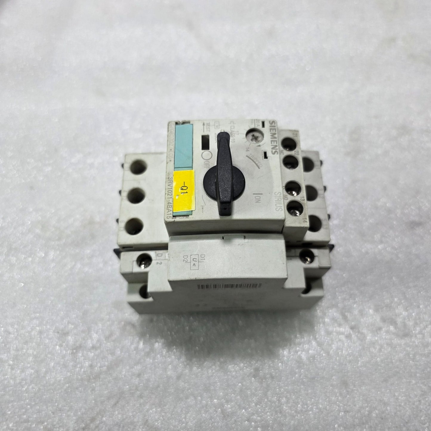 SIEMENS 3RV1021-4BA15 + 3RV1902-1AP0 MOTOR PROTECTION CIRCUIT BREAKER 14-20A