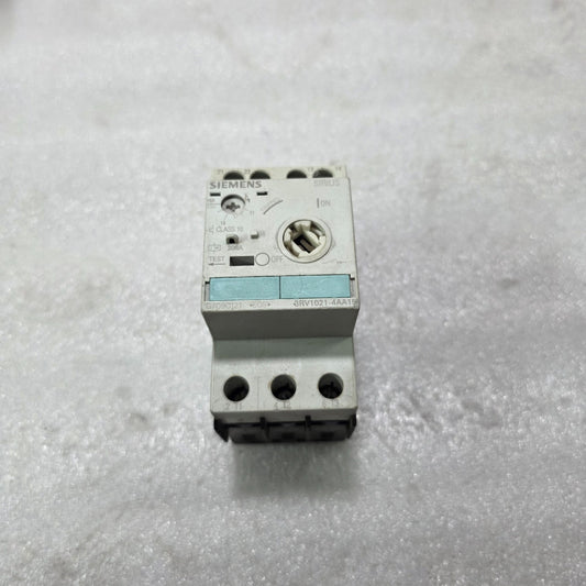 SIEMENS 3RV1021-4AA15 MOTOR PROTECTION CIRCUIT BREAKER 3 POLE CLASS 10 11-16A