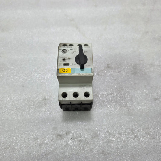 SIEMENS 3RV1021-4BA10 MOTOR PROTECTION CIRCUIT BREAKER 3 POLE CLASS 10 14-20A
