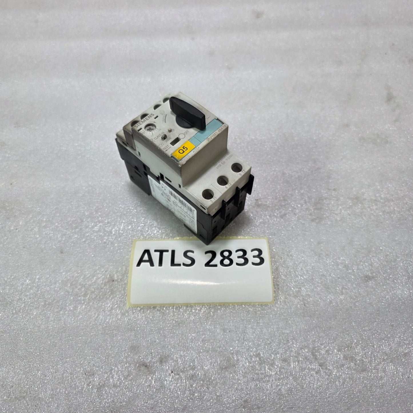 SIEMENS 3RV1021-4BA10 MOTOR PROTECTION CIRCUIT BREAKER 3 POLE CLASS 10 14-20A
