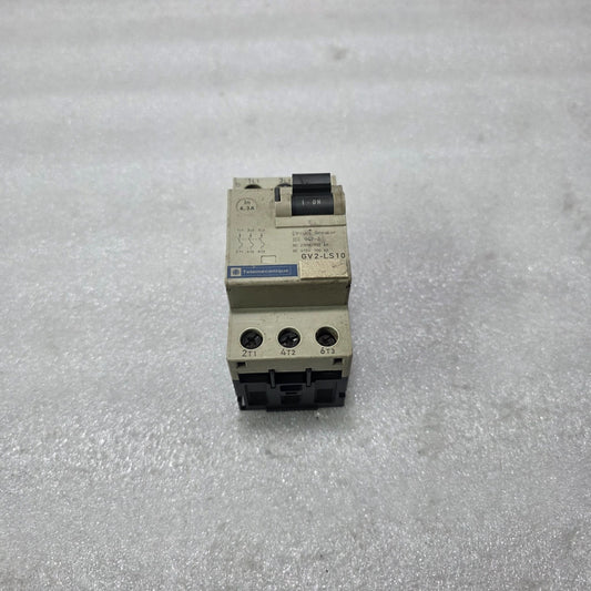 TELEMECANIQUE GV2-LS10 MOTOR CIRCUIT BREAKER 6.3A 690V 100KA IEC 947-2