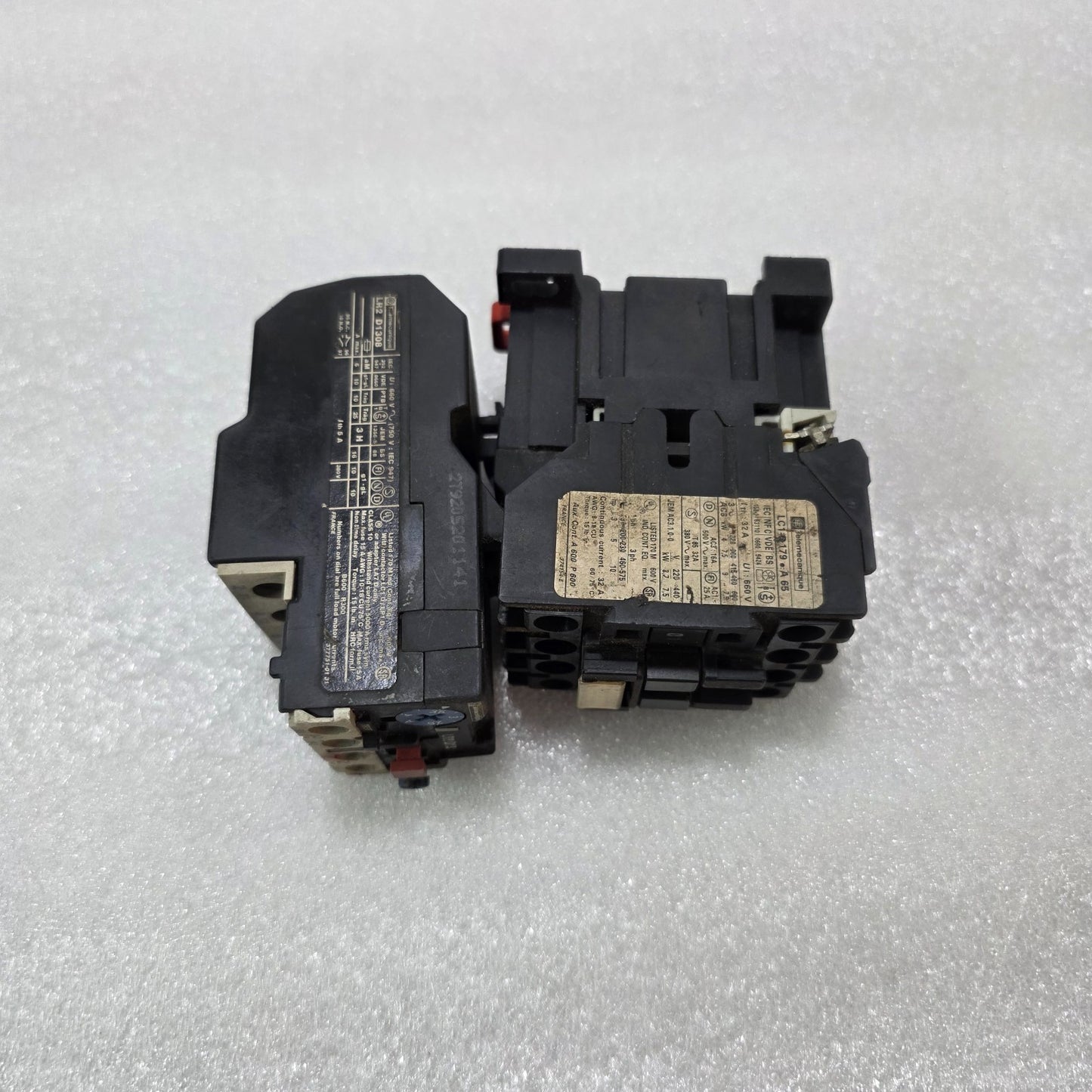 TELEMECANIQUE CONTACTOR WITH THERMAL OVERLOAD LC1-D179-A 65 + LR2 D1308