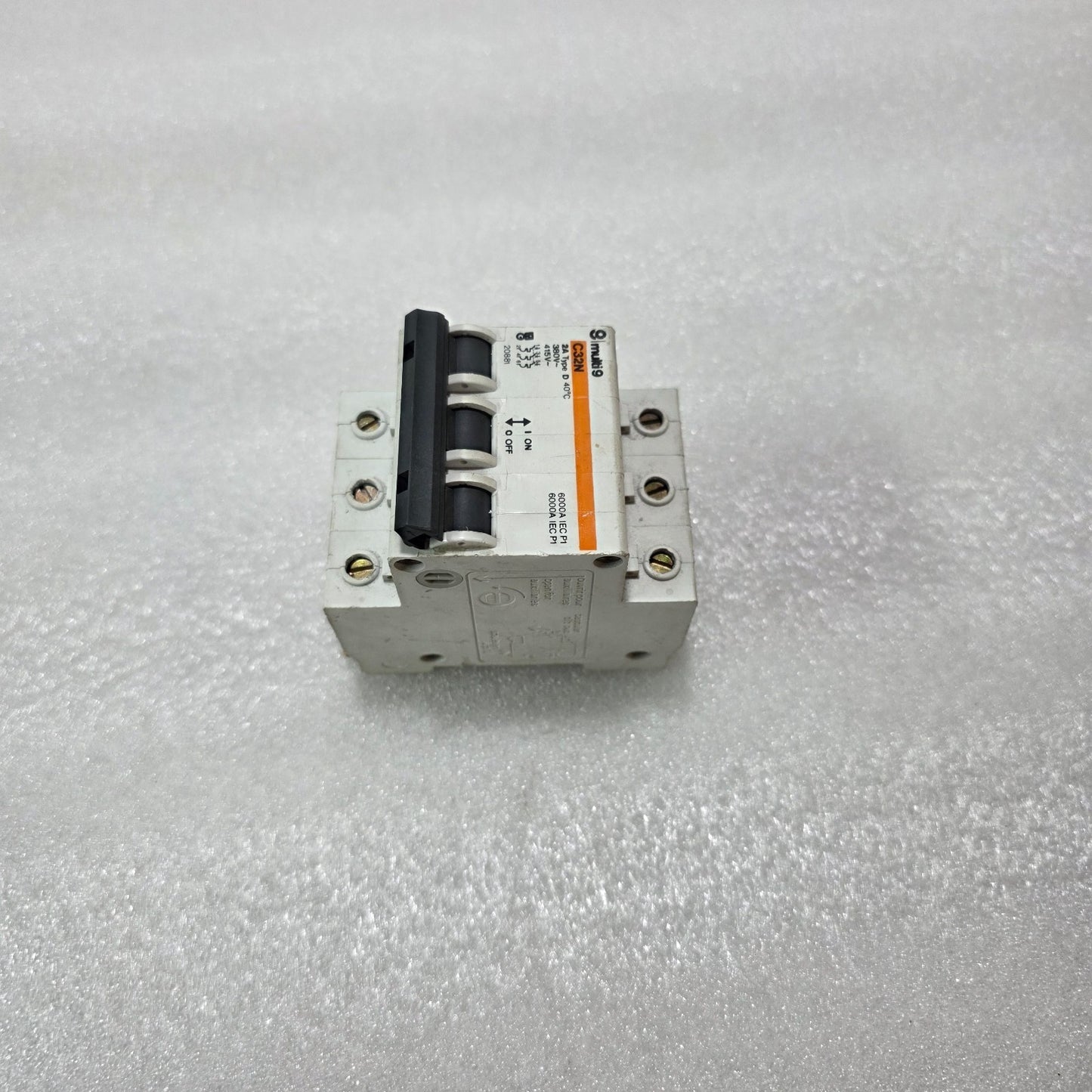 MERLIN GERIN | C32N | MCB MINIATURE CIRCUIT BREAKER | 3-POLE | 380V / 415V | 2A