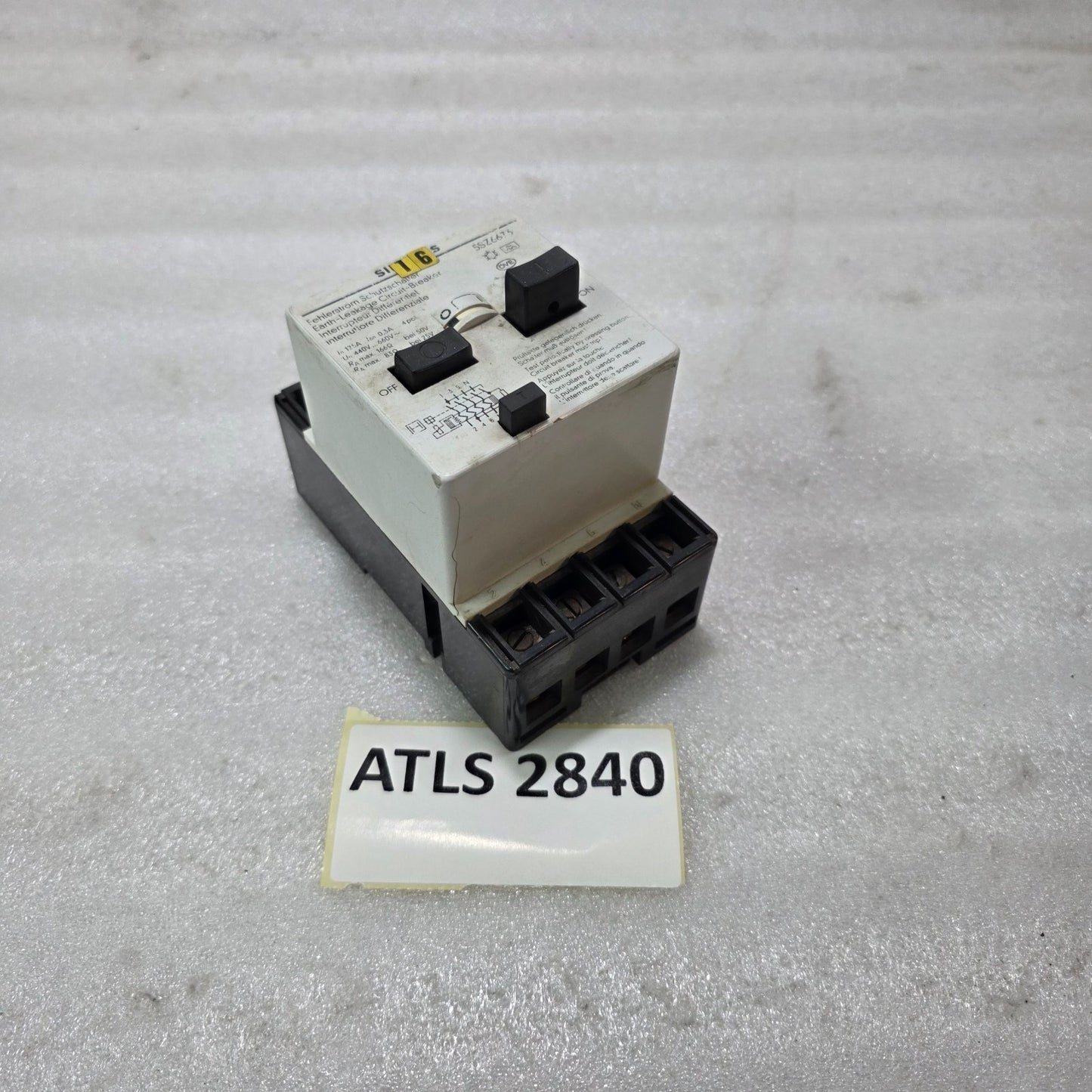 SIEMENS | EARTH LEAKAGE CIRCUIT BREAKER (ELCB / RCD) | 5SZ6673