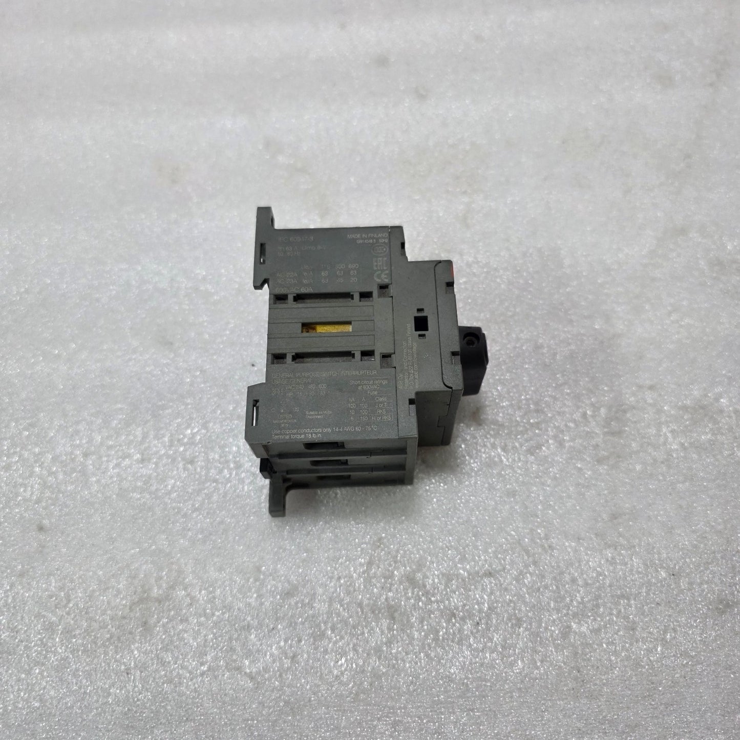 ABB | GENERAL PURPOSE SWITCH / LOAD DISCONNECTOR | OT63F3