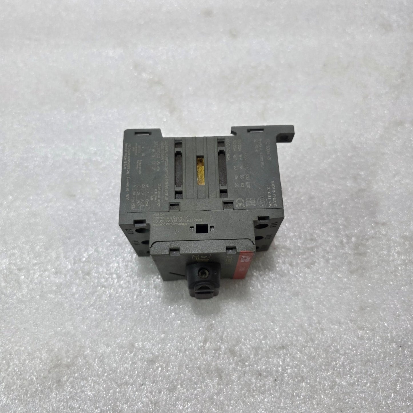 ABB | GENERAL PURPOSE SWITCH / LOAD DISCONNECTOR | OT63F3