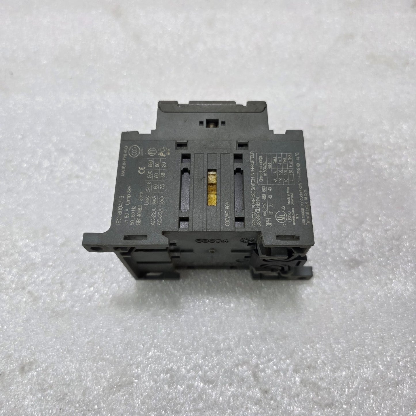 ABB | GENERAL PURPOSE SWITCH / LOAD DISCONNECTOR | OT80F3