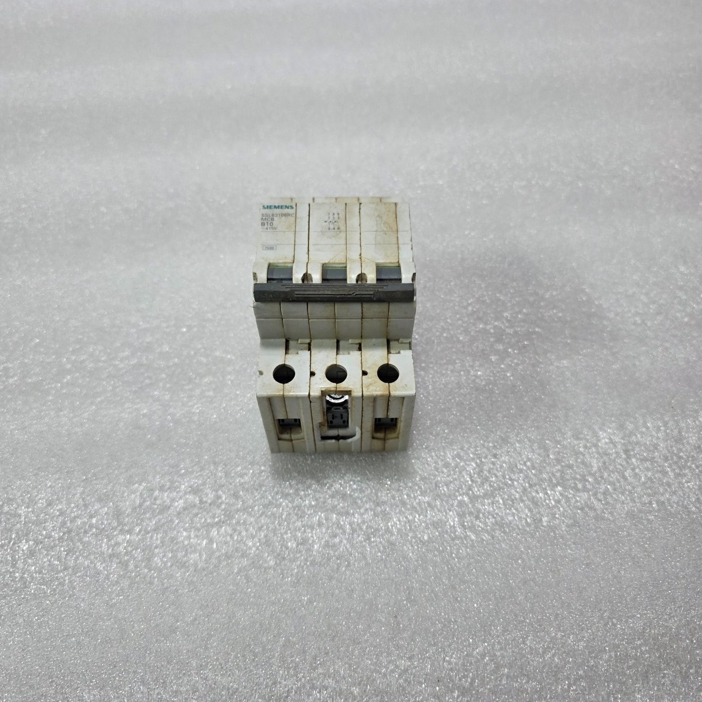 SIEMENS 5SL63106RC 3P 10A CURVE B 415V 7500A MCB MINIATURE CIRCUIT BREAKER