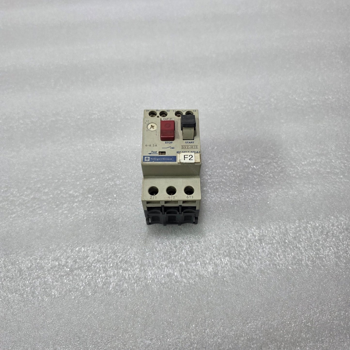 TELEMECANIQUE GV2-M10 4-6.3A 3P MOTOR CIRCUIT BREAKER 690V 50KA MPCB