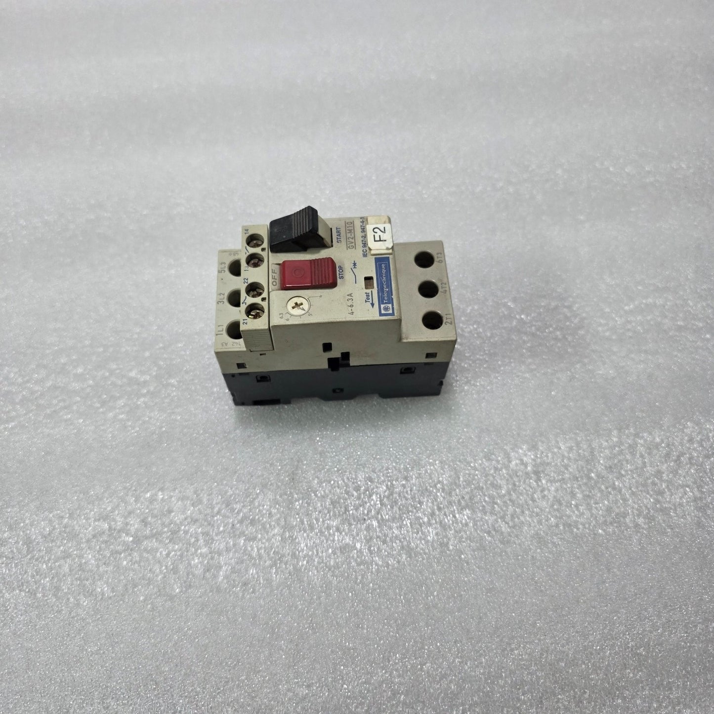 TELEMECANIQUE GV2-M10 4-6.3A 3P MOTOR CIRCUIT BREAKER 690V 50KA MPCB