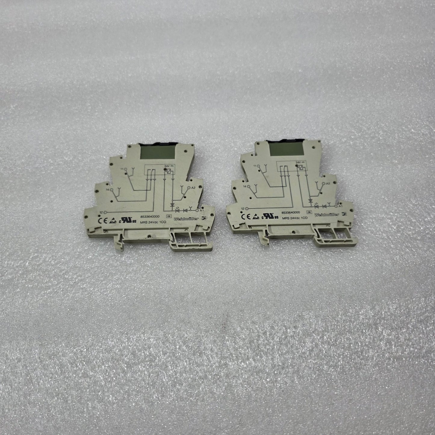 WEIDMULLER MRS 24VDC 1CO DIN RAIL RELAY MODULE SPDT 24V COIL