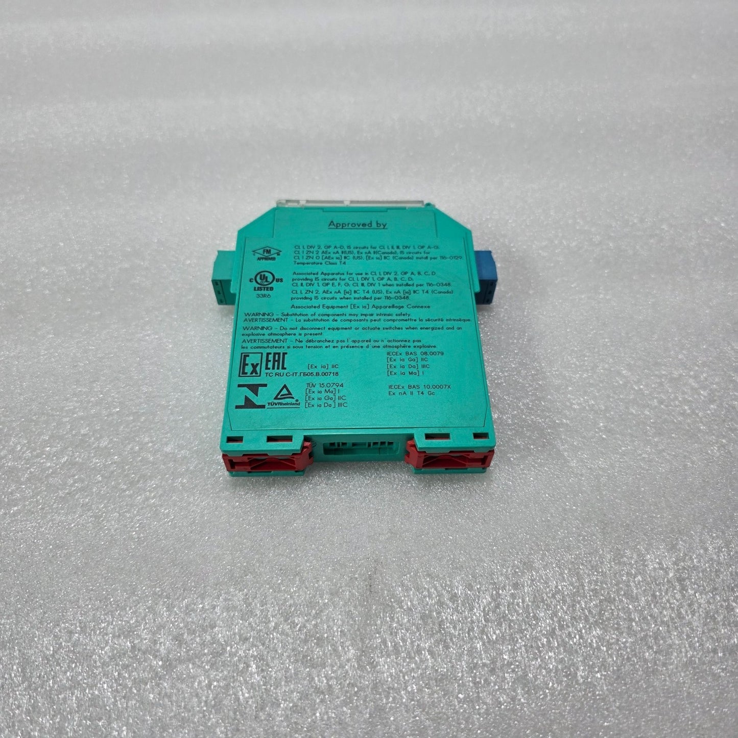 PEPPERL+FUCHS KFD0-CS-EX1.54 CURRENT SINK INTRINSIC SAFETY BARRIER 28V 207802