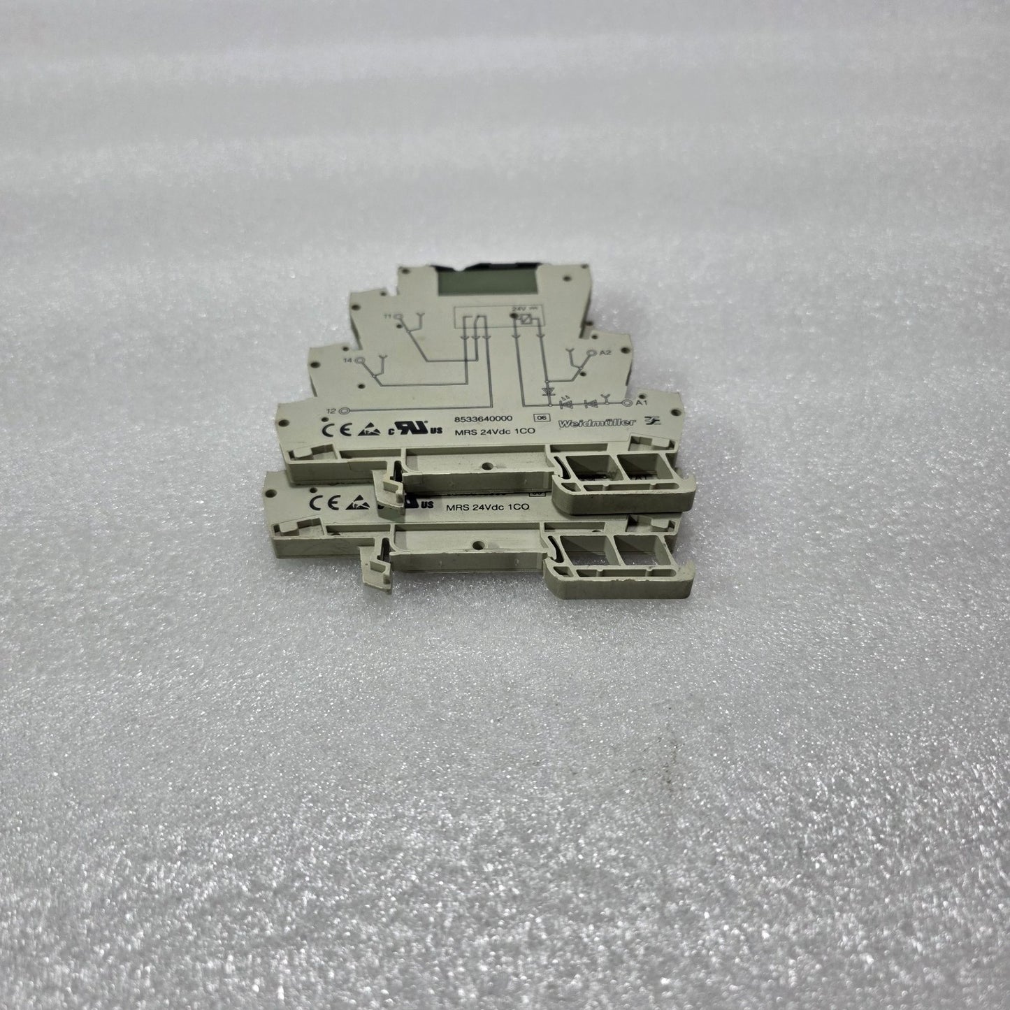 WEIDMULLER MRS 24VDC 1CO DIN RAIL RELAY MODULE SPDT 24V COIL