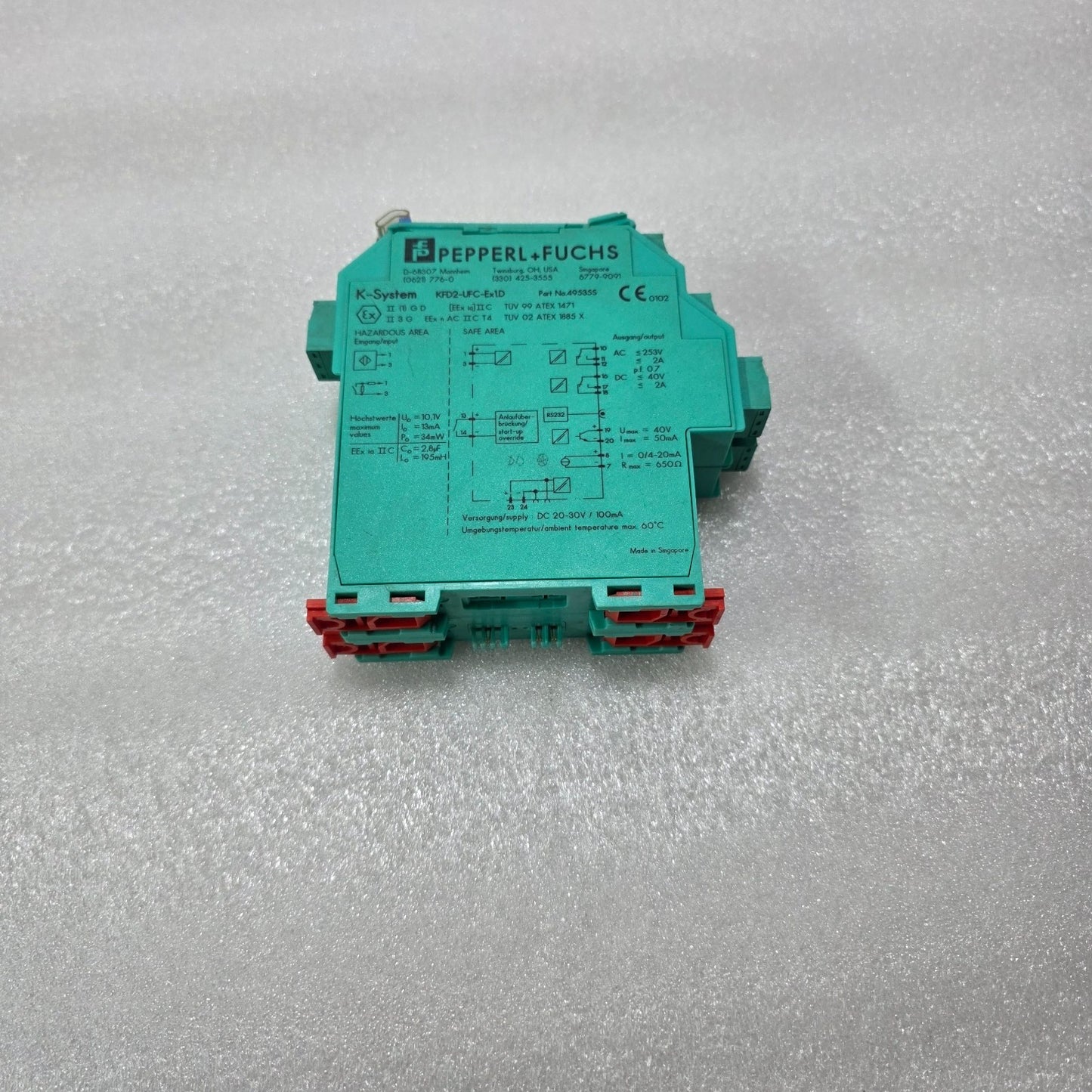 PEPPERL+FUCHS KFD2-UFC-EX1D UNIVERSAL FREQUENCY CONVERTER 49535S