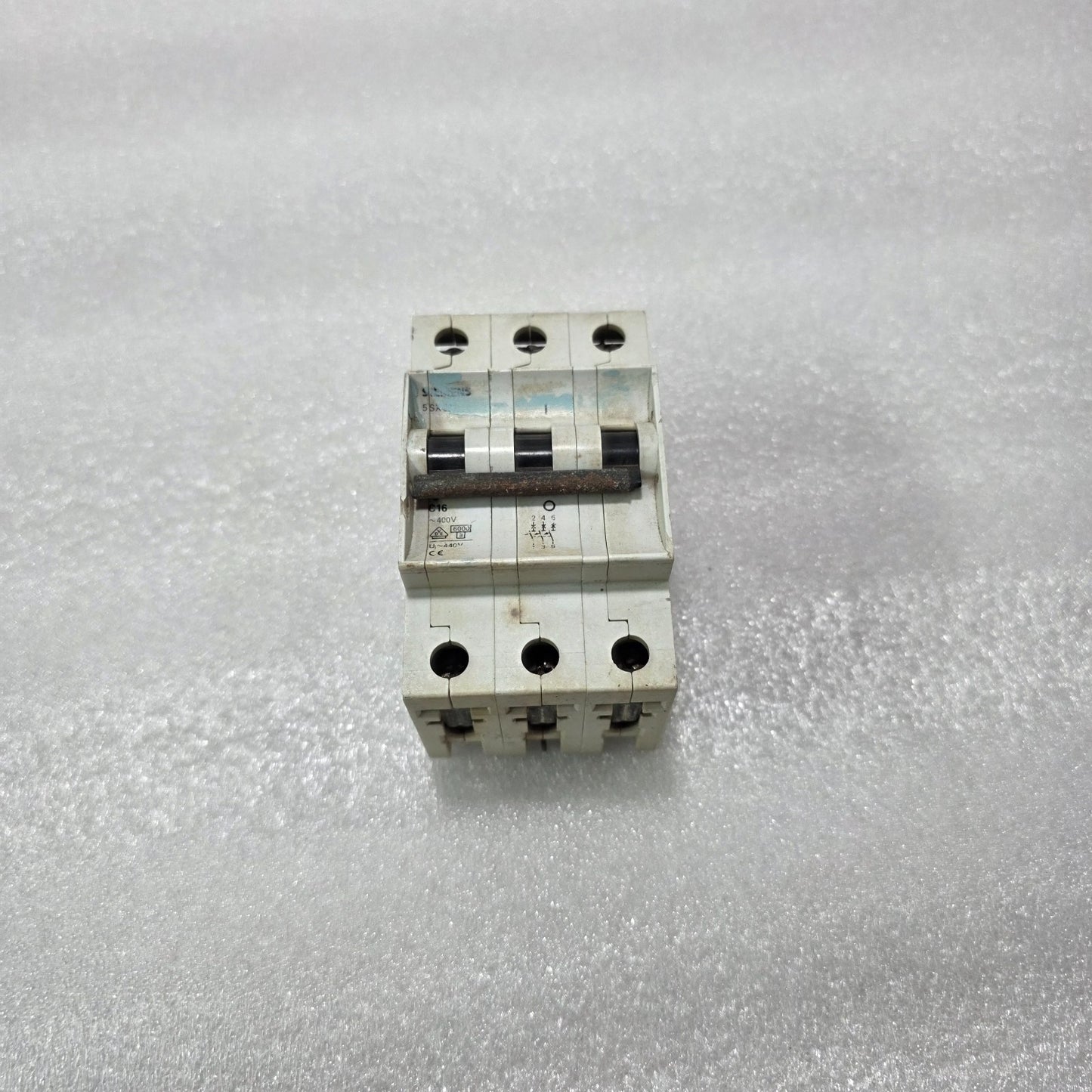 SIEMENS 5SX2316-7 3P 16A CURVE B 400/480V 6KA MCB MINIATURE CIRCUIT BREAKER