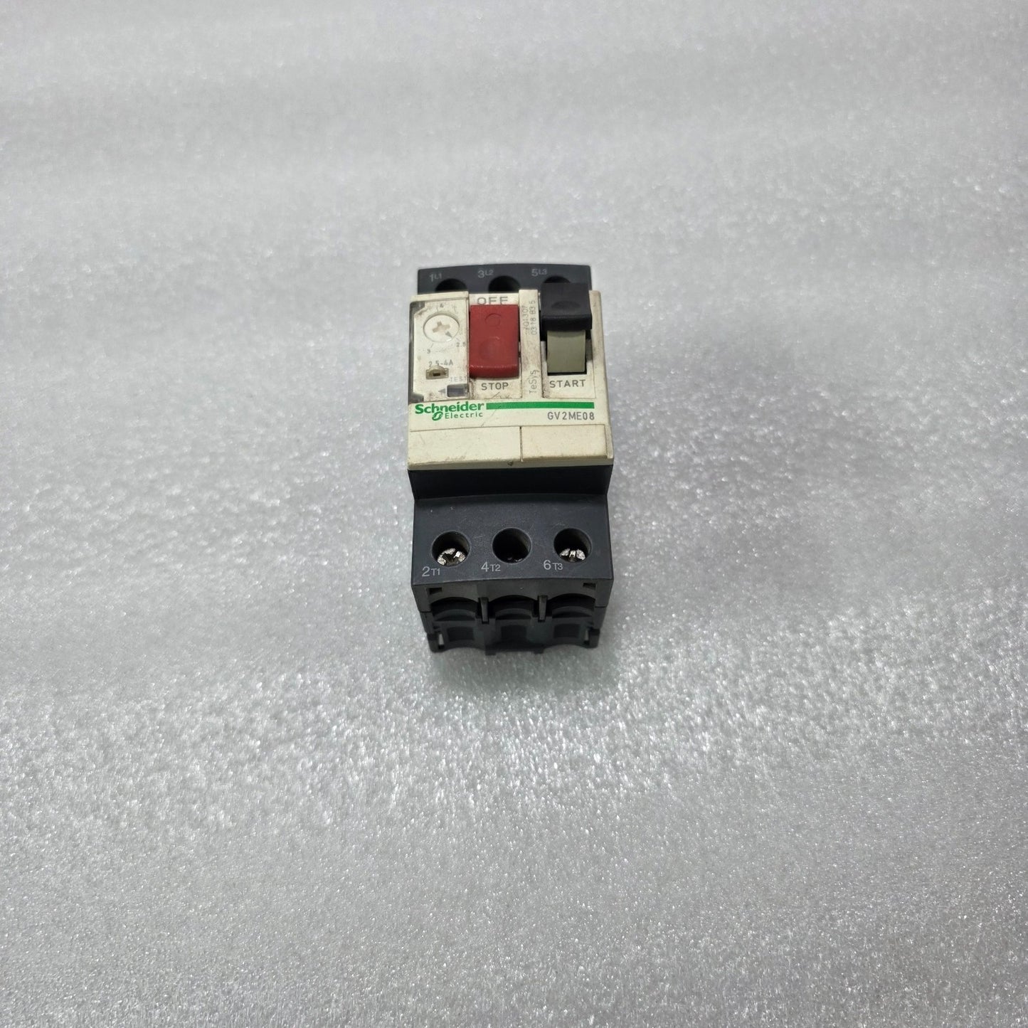 S ELECTRIC GV2ME08 MOTOR CIRCUIT BREAKER 2.5-4A 690V 3P IEC/EN 60947