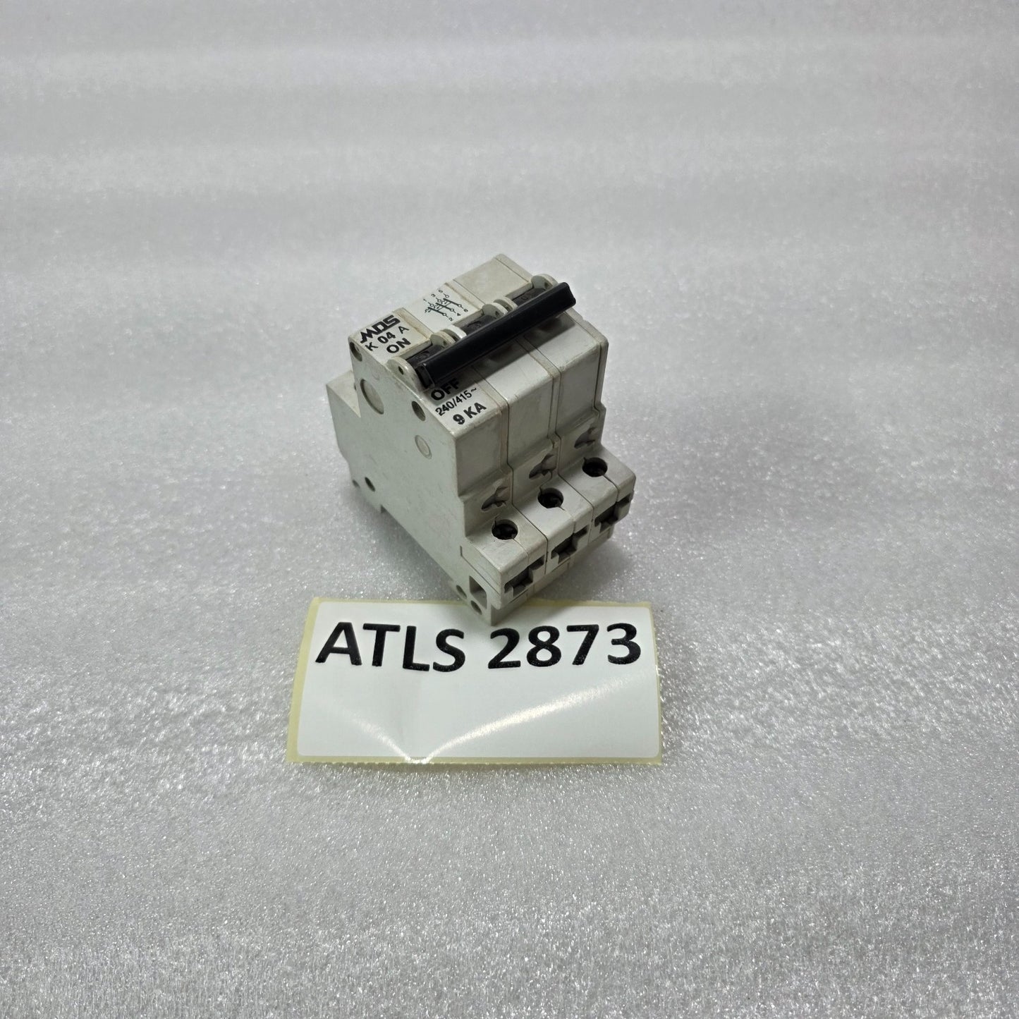 MDS LOADKONTAKT K 04 A 3P 4A 240/415V 9KA MCB MINIATURE CIRCUIT BREAKER ISI MARK