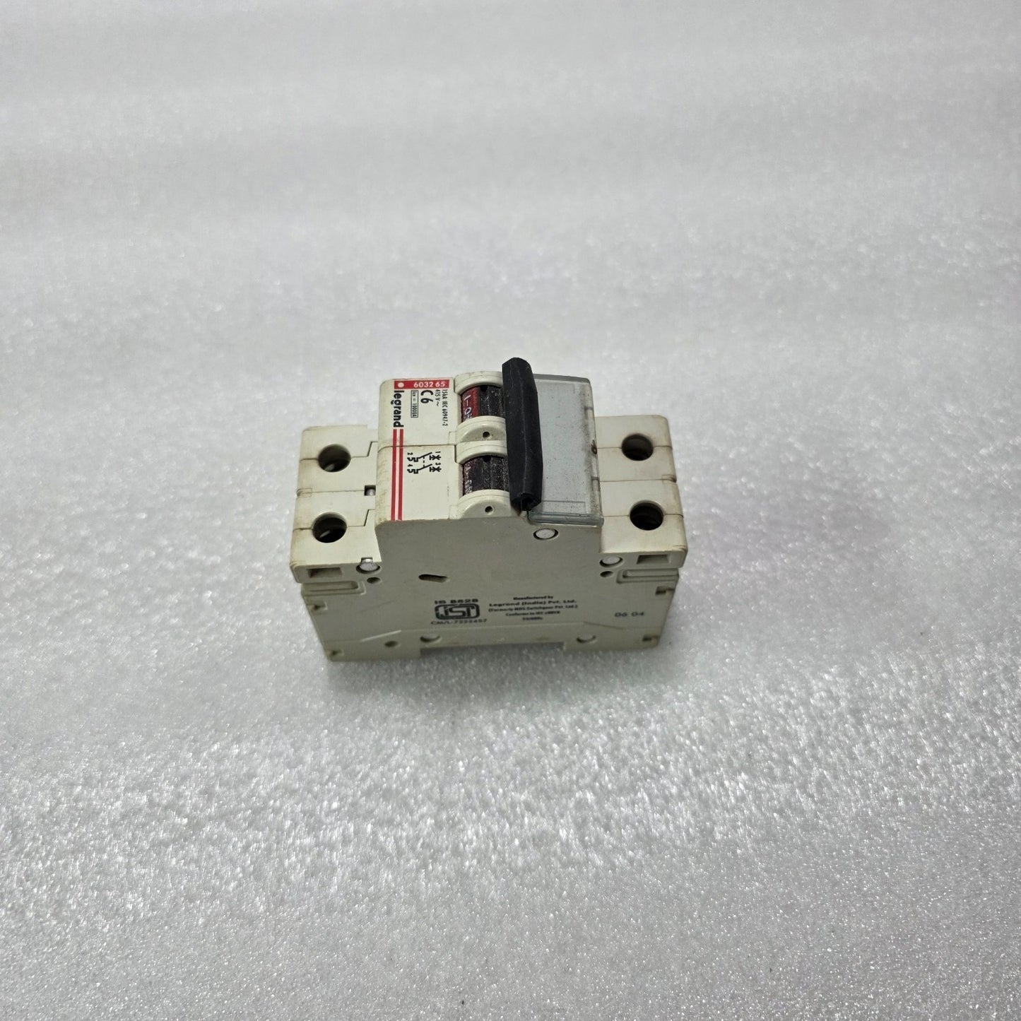 LEGRAND DX 603265 2P 6A CURVE C 415V 10KA MCB MINIATURE CIRCUIT BREAKER