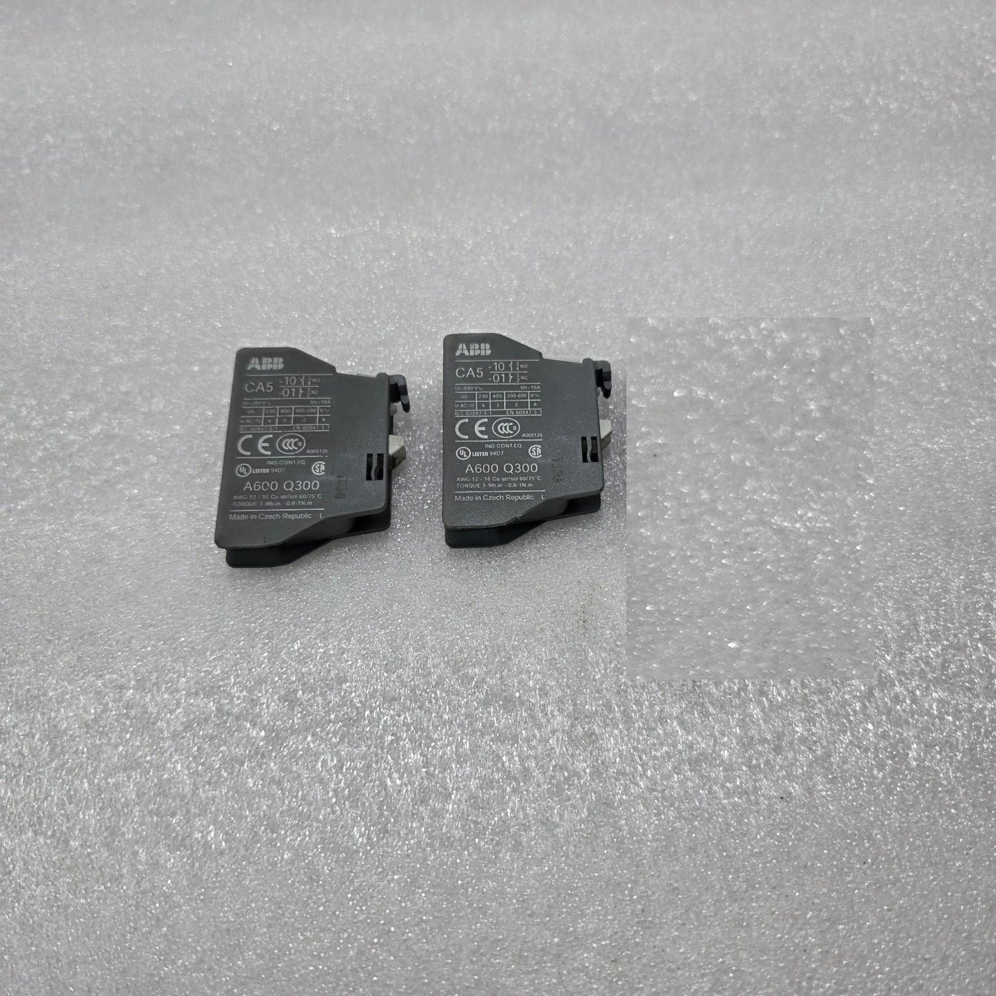 ABB CA5-10 AUXILIARY CONTACT BLOCK 1NO 690V FOR A-LINE CONTACTORS