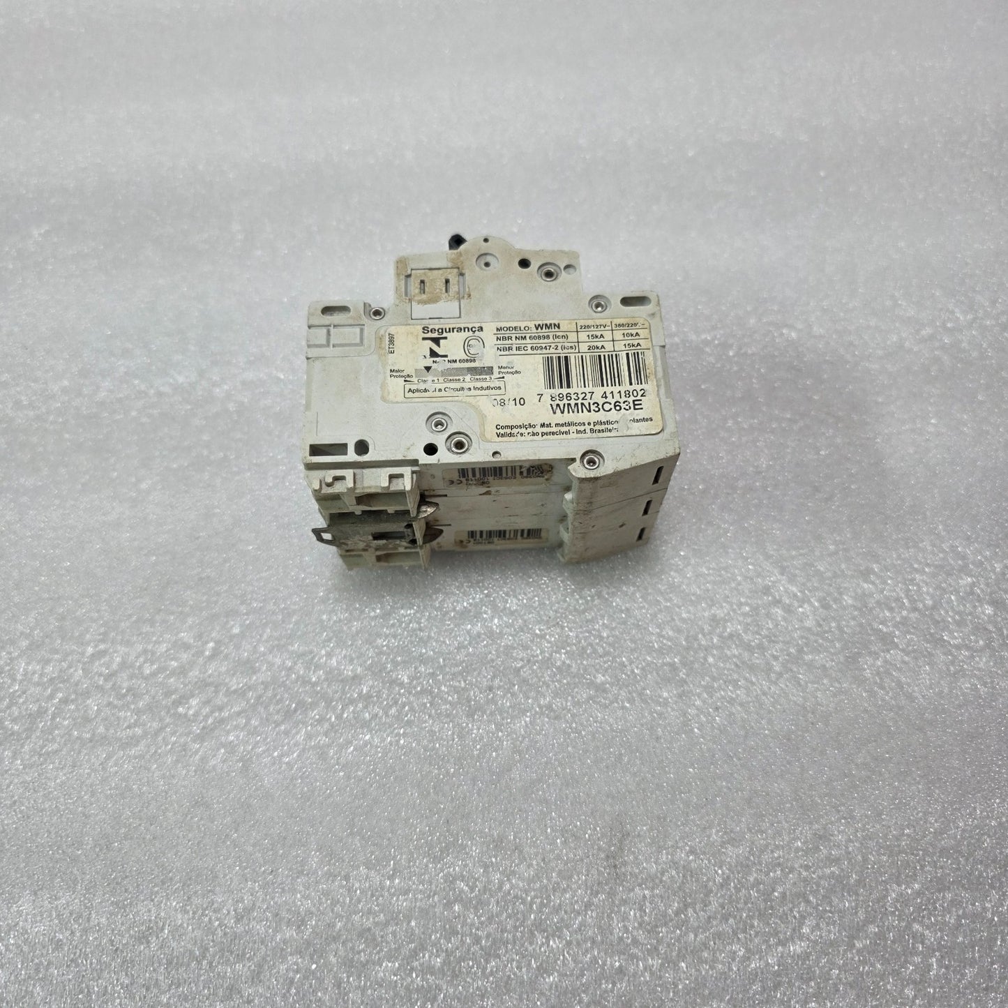 ELETROMAR WMN3C63E 3P 63A CURVE C 380V 10KA MCB MINIATURE CIRCUIT BREAKER