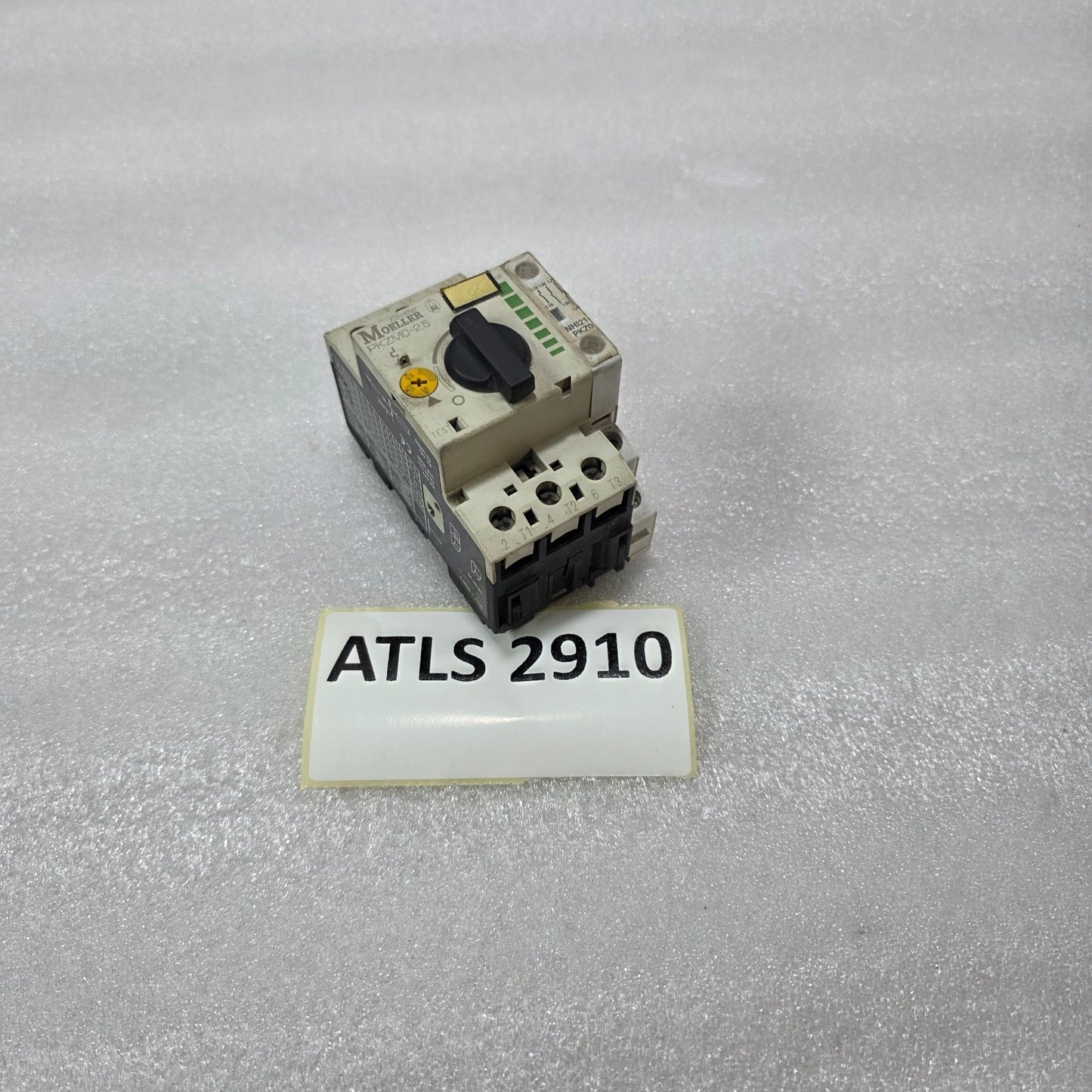 MOELLER PKZM0-2.5 MOTOR PROTECTIVE CIRCUIT BREAKER 1.6-2.5A WITH NHI21-PKZ0 AUX