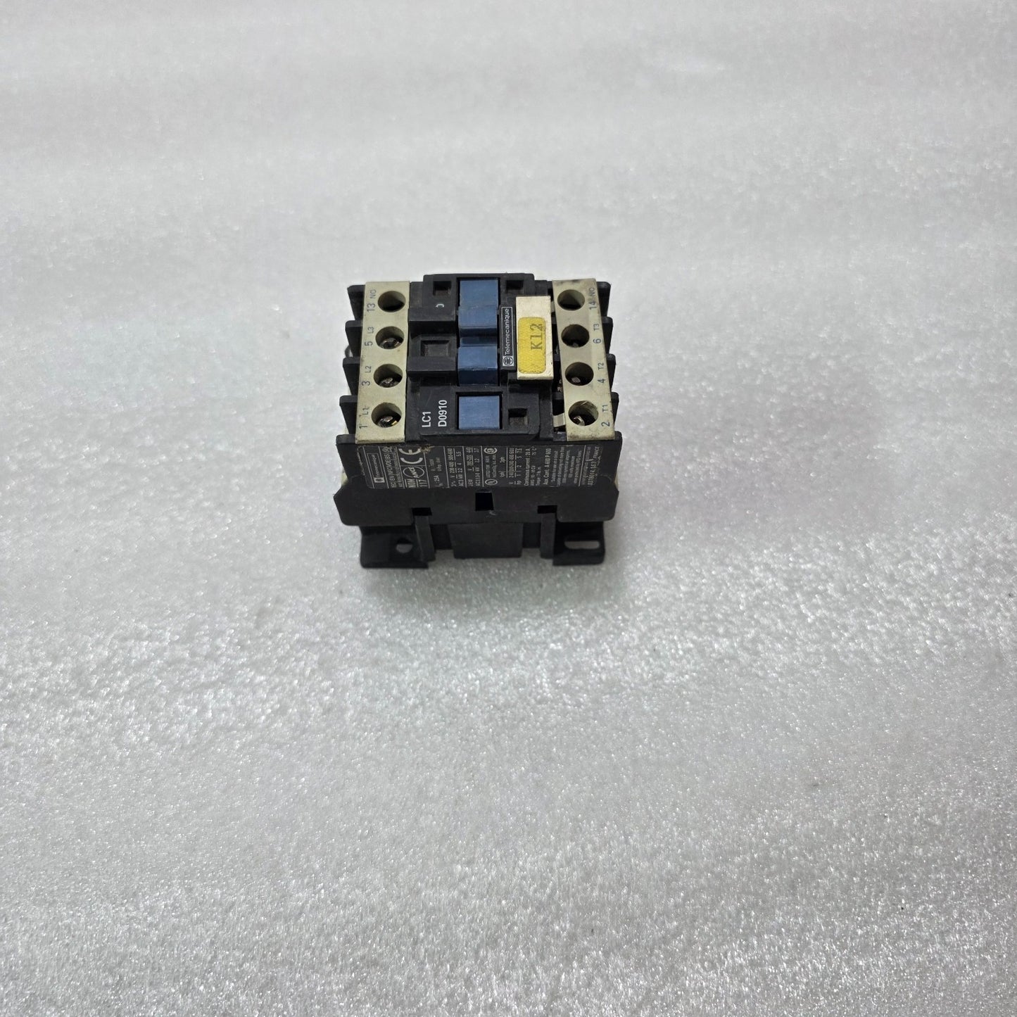 TELEMECANIQUE LC1 D0910 AC CONTACTOR 25A 220-230V 50/60HZ 1NC