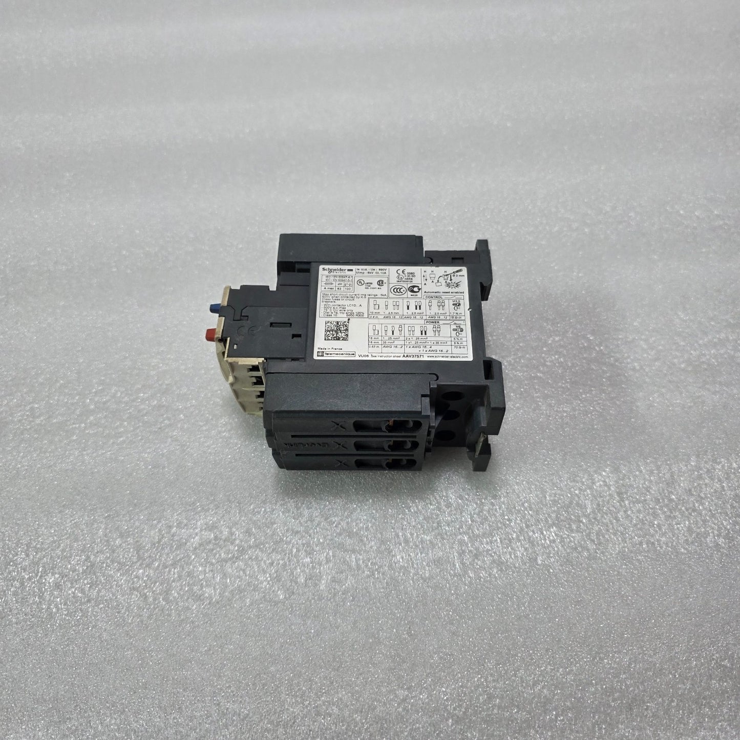 S ELECTRIC LRD350 TESYS D THERMAL OVERLOAD RELAY 37-50A 690V