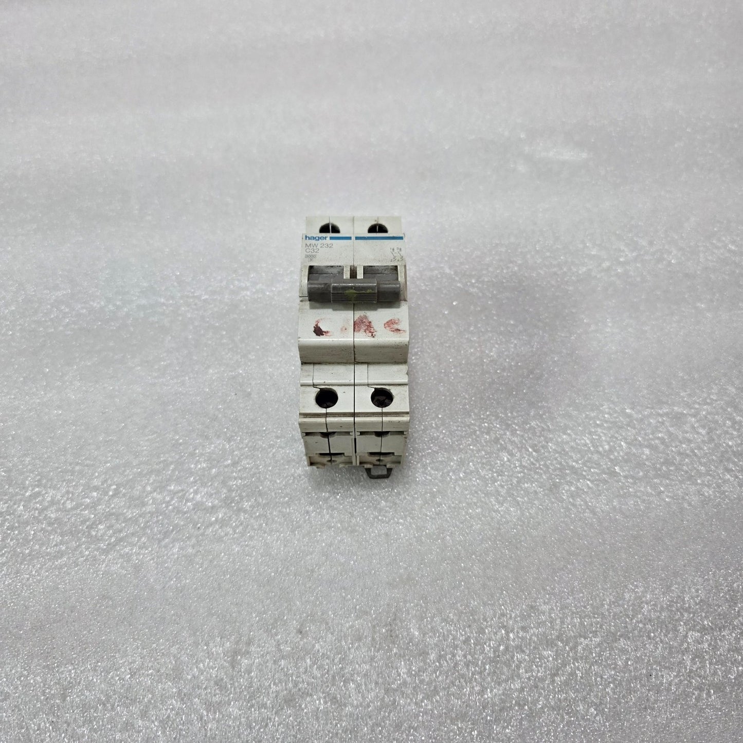 HAGER MW232 C32 2 POLE MINIATURE CIRCUIT BREAKER MCB 32A MADE IN FRANCE