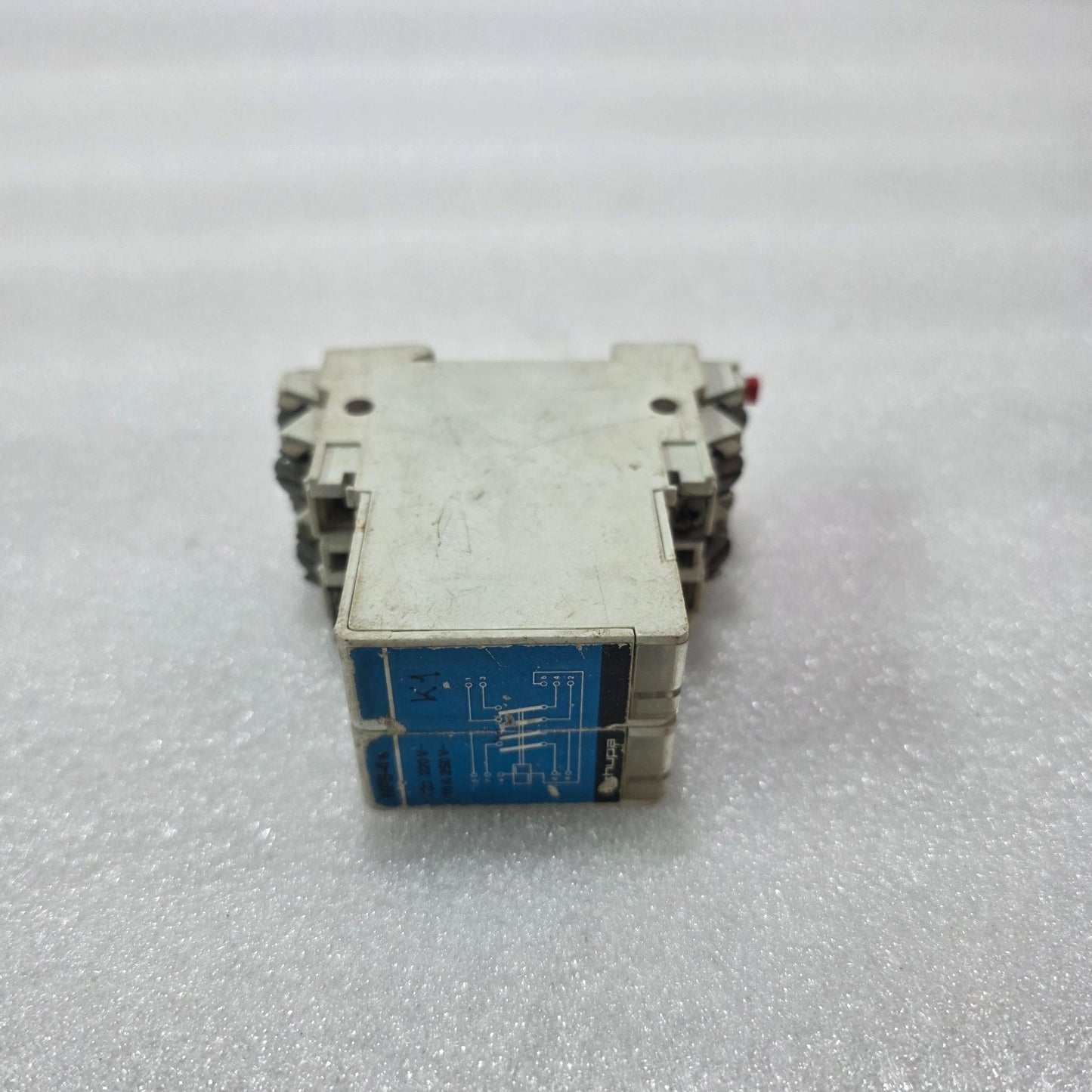 HUPA NFS-4S RELAY MODULE 220V 16A 250V WITH SOCKET BASE DIN RAIL