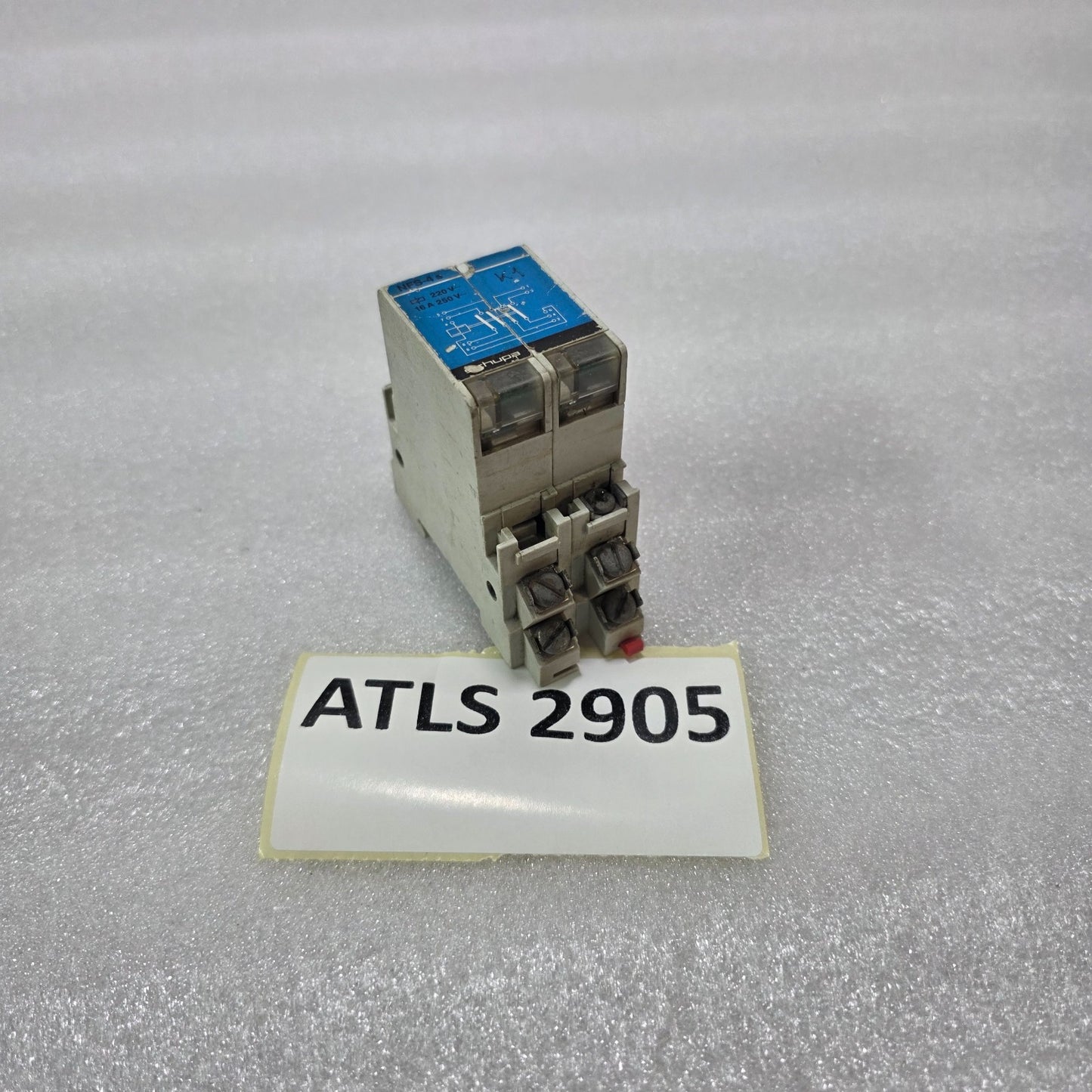 HUPA NFS-4S RELAY MODULE 220V 16A 250V WITH SOCKET BASE DIN RAIL