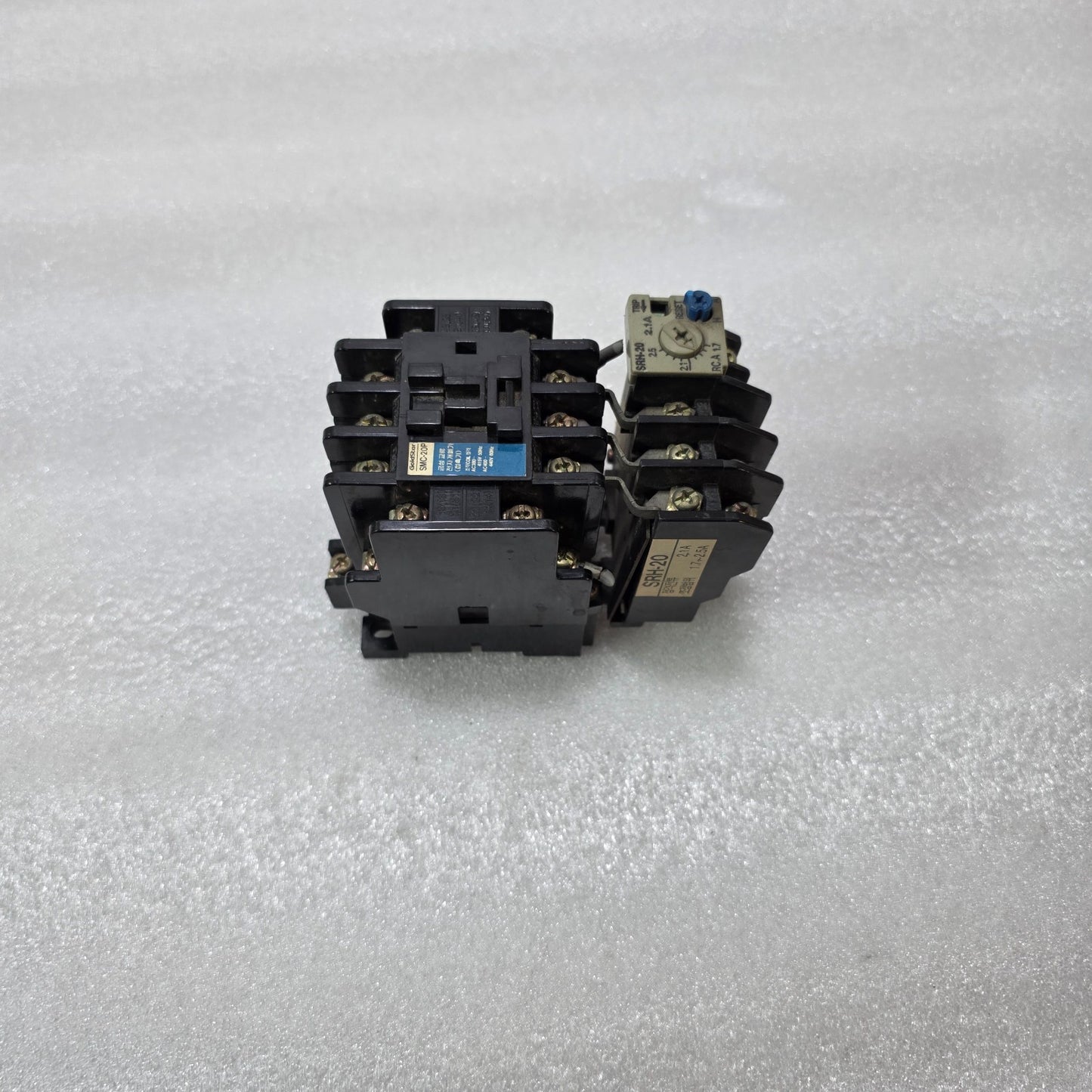 GOLDSTAR SMC-20P AC CONTACTOR + SRH-20 THERMAL OVERLOAD RELAY 1.7-2.5A