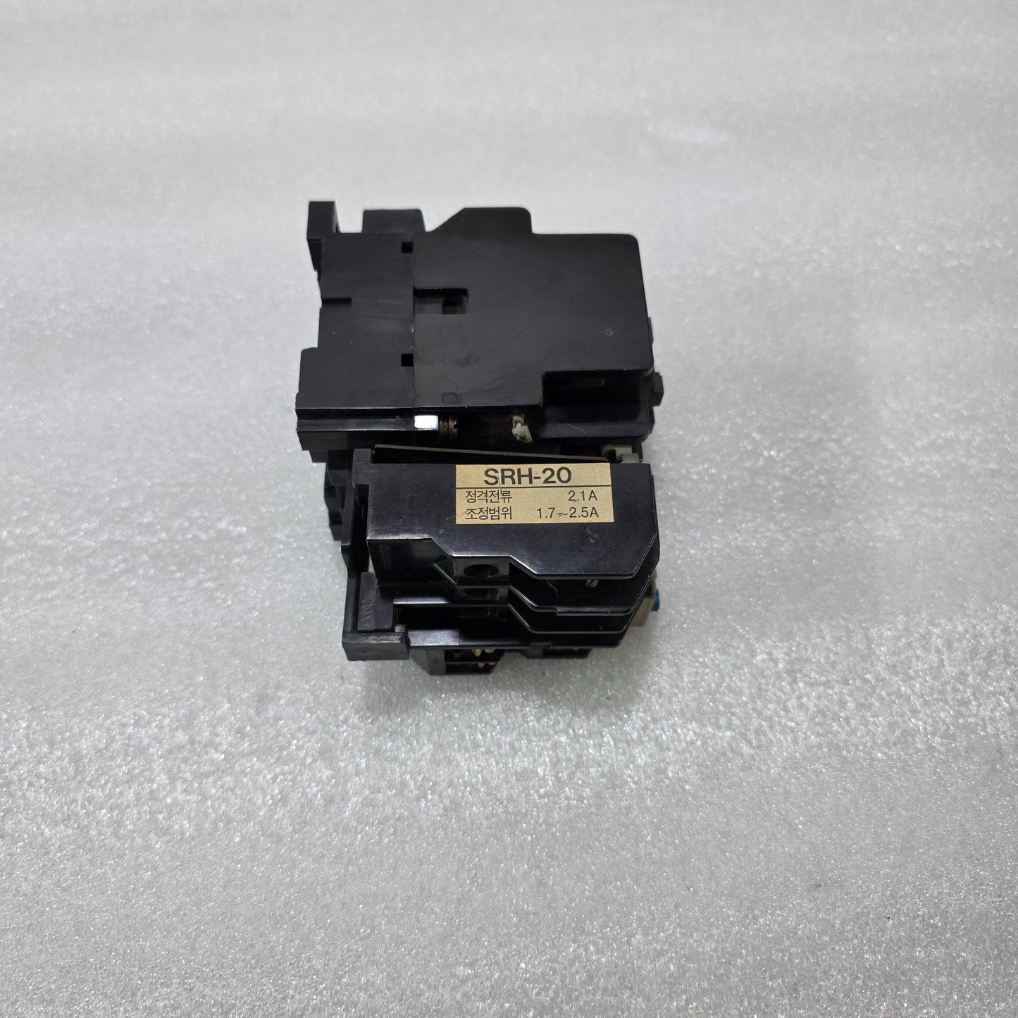 GOLDSTAR SMC-20P AC CONTACTOR + SRH-20 THERMAL OVERLOAD RELAY 1.7-2.5A