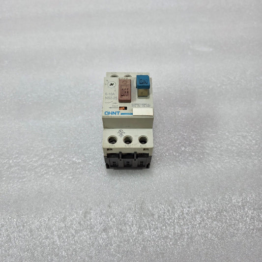 CHINT NS2-25 MOTOR PROTECTIVE CIRCUIT BREAKER 6-10A IEC60947 MANUAL MOTOR STARTE