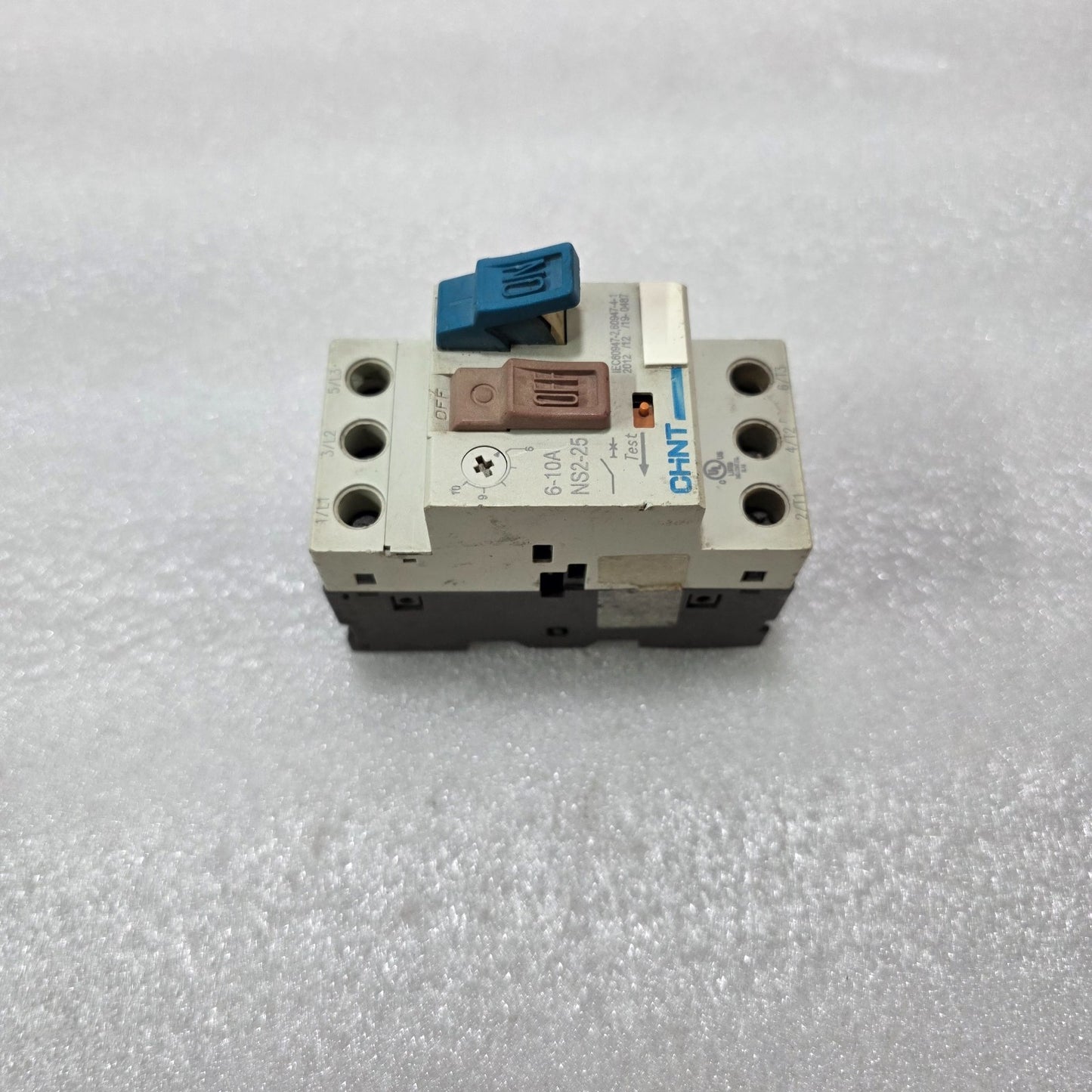 CHINT NS2-25 MOTOR PROTECTIVE CIRCUIT BREAKER 6-10A IEC60947 MANUAL MOTOR STARTE