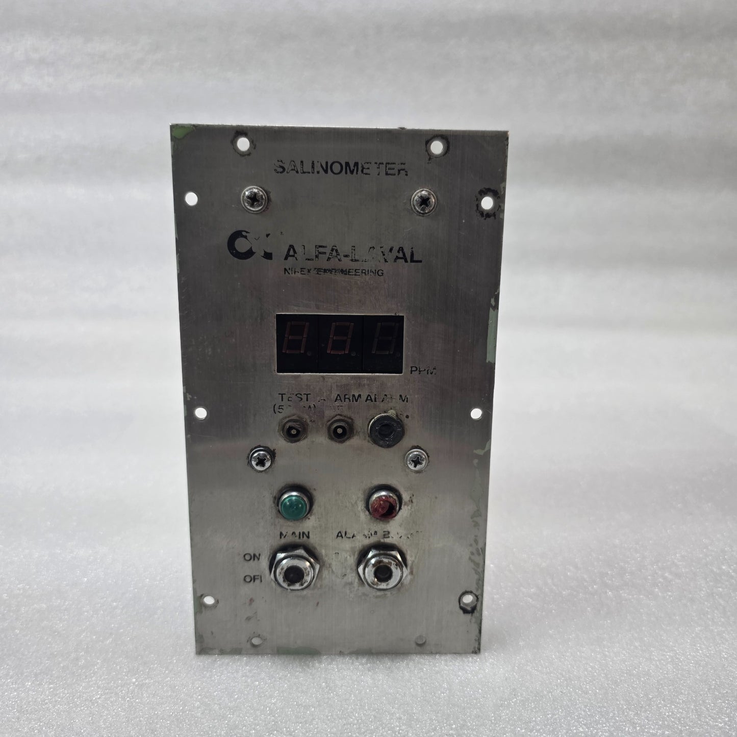 ALFA LAVAL NIREX NS-10 SALINOMETER PPM CONTROL UNIT 110V MARINE