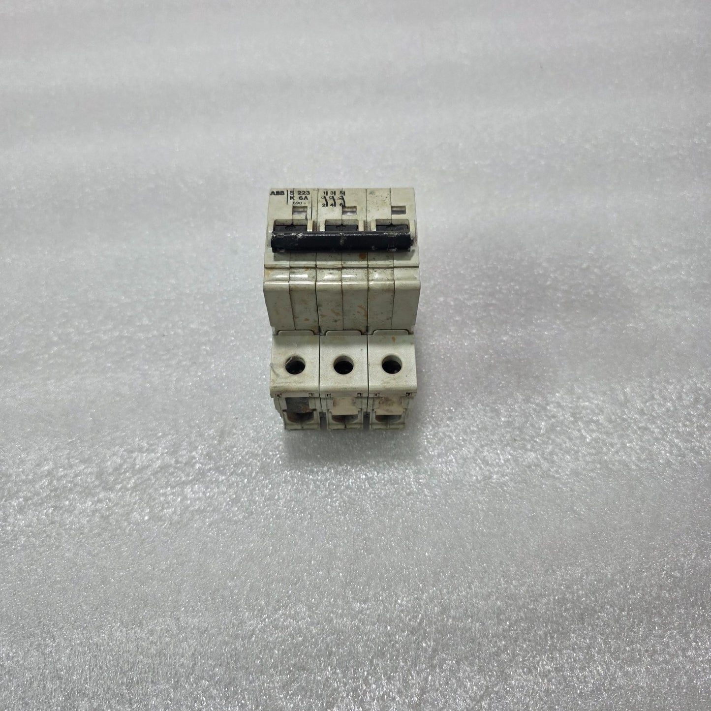 ABB S223 K6A 3 POLE MINIATURE CIRCUIT BREAKER MCB 6A 690V DIN RAIL