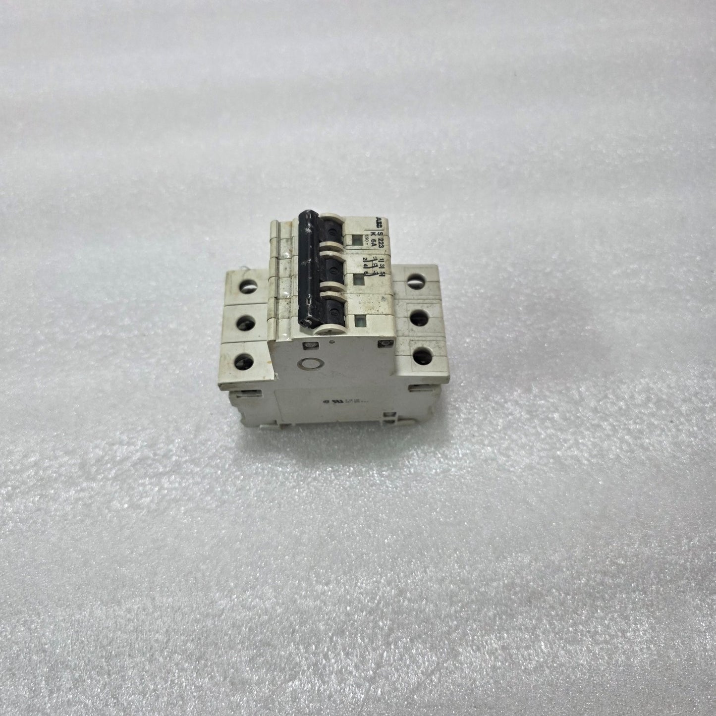 ABB S223 K6A 3 POLE MINIATURE CIRCUIT BREAKER MCB 6A 690V DIN RAIL