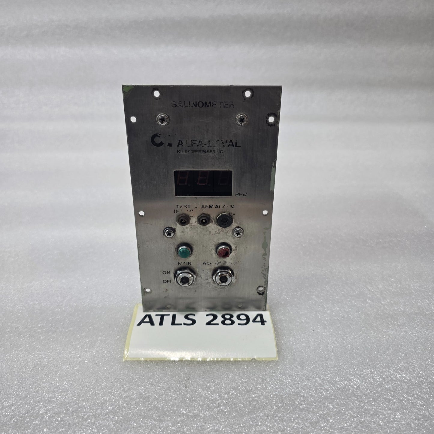 ALFA LAVAL NIREX NS-10 SALINOMETER PPM CONTROL UNIT 110V MARINE