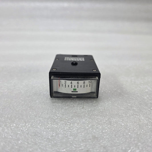 DEIF H-6HMRD00004 PANEL METER INDICATOR 0-10 SCALE NFe 1989 MARINE INSTRUMENT