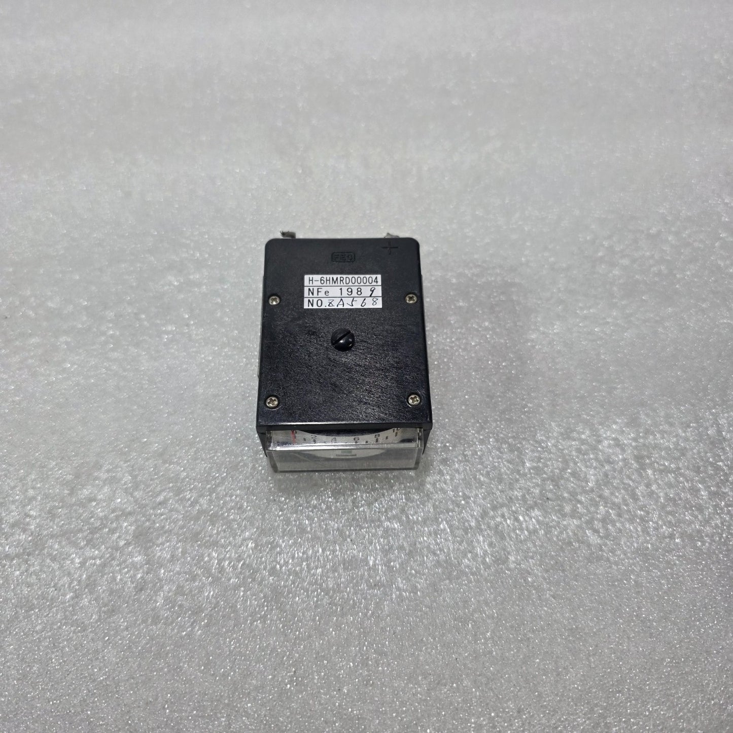 DEIF H-6HMRD00004 PANEL METER INDICATOR 0-10 SCALE NFe 1989 MARINE INSTRUMENT