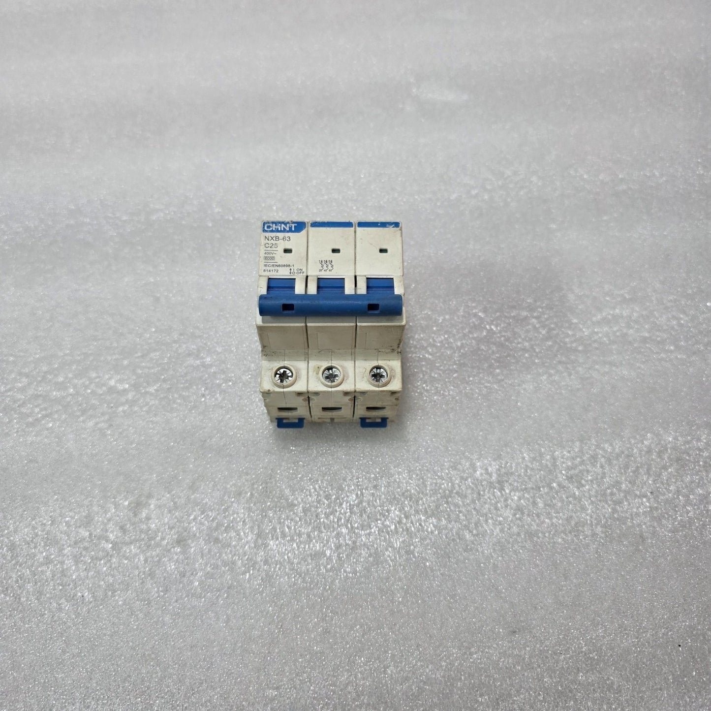 CHINT NXB-63 C25 3 POLE MINIATURE CIRCUIT BREAKER MCB 25A 400V IEC/EN60898-1