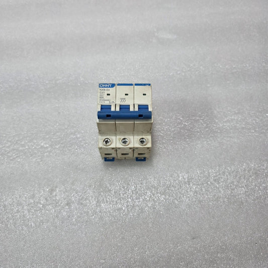 CHINT NXB-63 C25 3 POLE MINIATURE CIRCUIT BREAKER MCB 25A 400V IEC/EN60898-1