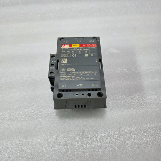 ABB A185-30 AC CONTACTOR 185A 275A 690V + CAL18-I1 AUX CONTACT IEC60947