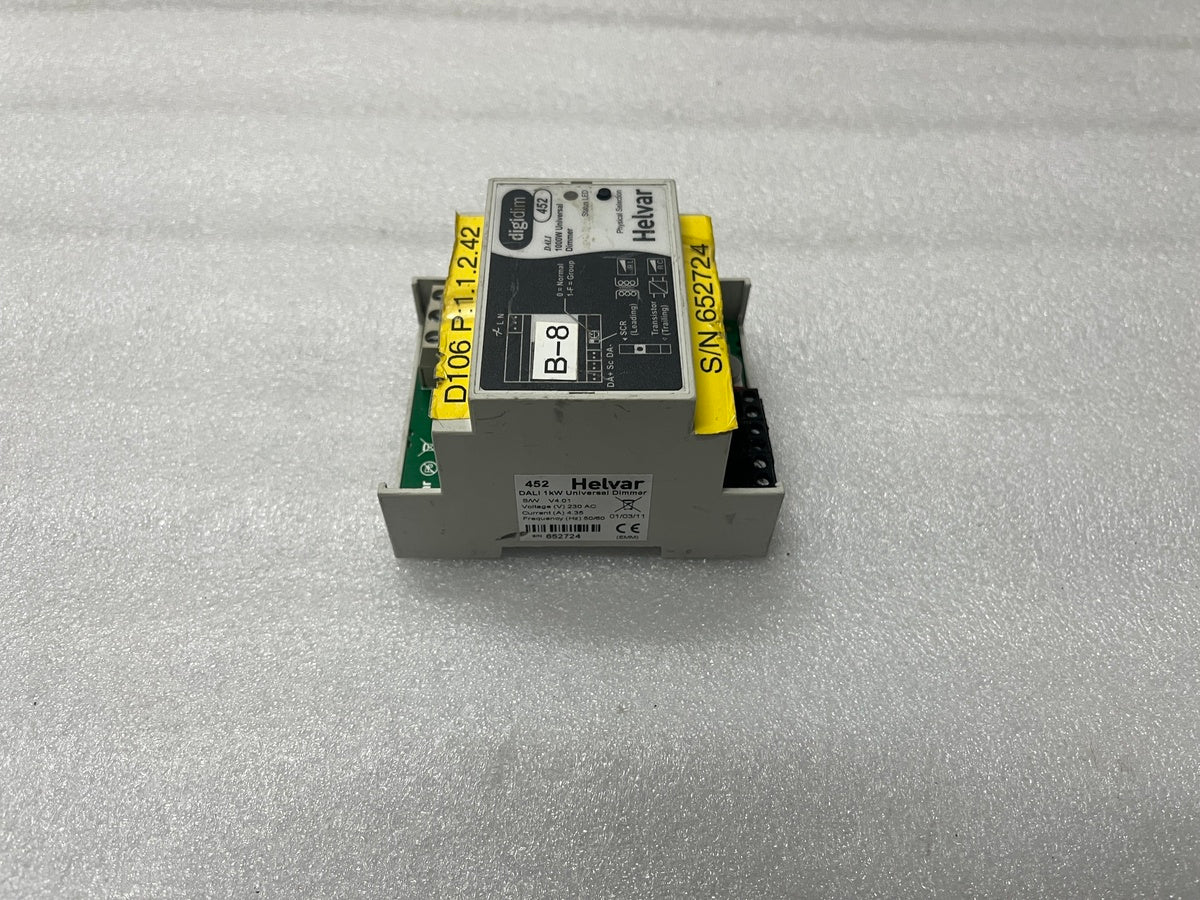 HELVAR 452 DALI 1kW UNIVERSAL DIMMER 230V AC V4.01 - ARE Marine