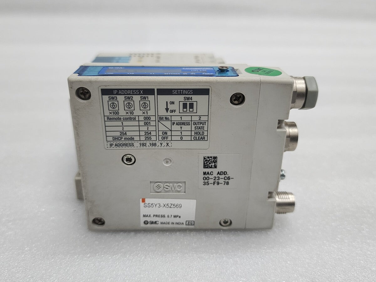 SMC SS5Y3-X5Z569 0.7 MPA - ARE Marine